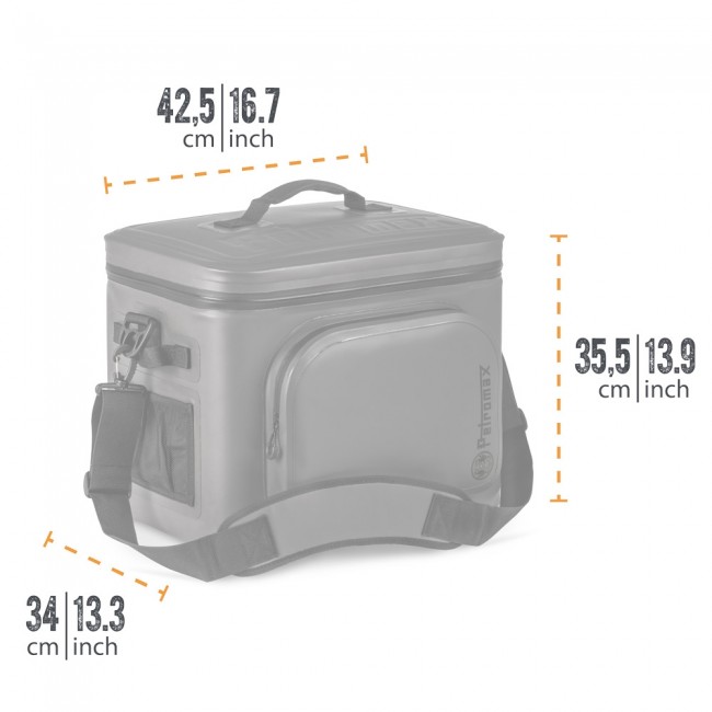 Petromax Cooler Bag 22 litres dark grey | SicherSatt