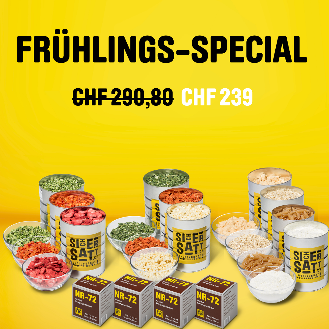 Frühlings Special Produktbild Frühlings-Special Angebot SicherSatt