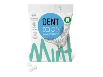Fluoride Free Toothbrush Tablets, 125 Pieces