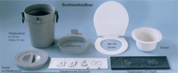 Trocken-Klosett TC Typ BZS Dry Toilet TC-30
