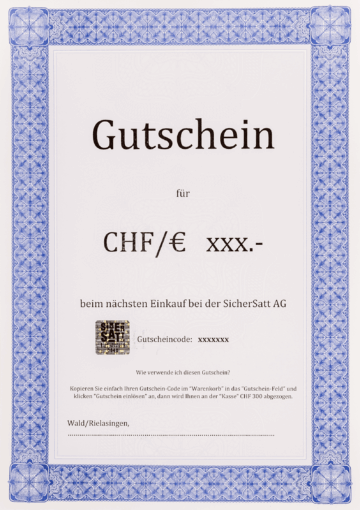 Gutschein_SicherSatt Gutschein 100 EUR