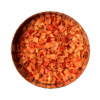 15-rote-paprika-draufsicht 25 servings - Mashed Potatoes with black beans and red pepper, with gravy