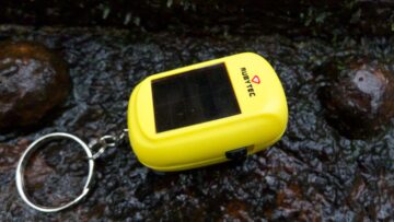 Kao Yellow Rusty Bridge L1030459 Kurbel-Taschenlampe Kao