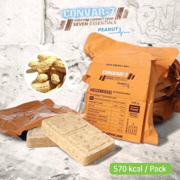 108 x CONVAR-7 High Energy Bar - Peanut 120g