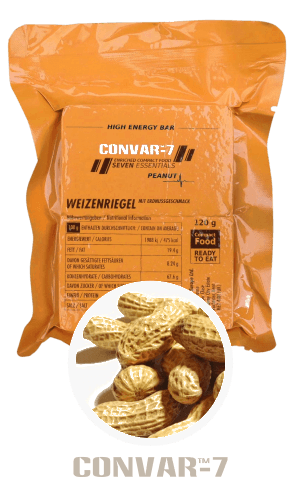 108 x CONVAR-7 High Energy Bar - Peanut 120g