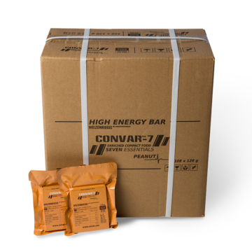 108 x CONVAR-7 High Energy Bar - Peanut 120g