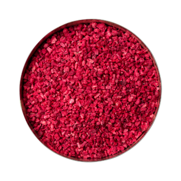 Raspberry granules
