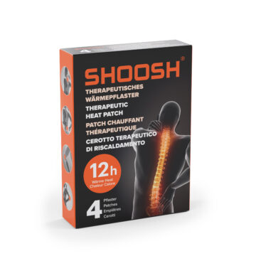 B.800.0088_SHOOSH_patch_Pflaster_box SHOOSH Therapeutic heat patch - box with 4 patches