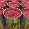 Raspberry granules