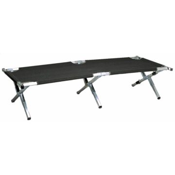 Travelchair 'Feldbett' - schwarz 195 cm - nur noch 2 Stück!