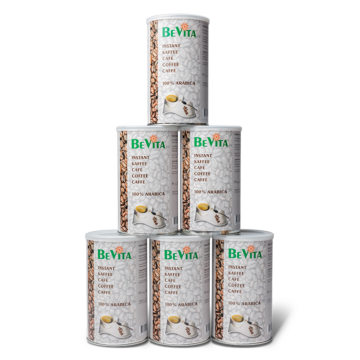 6 Dosen Instant Kaffee BEVITA à 250g