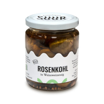 Packshot-Rosenkohl-Schatten Brussels sprouts in white wine vinegar - only 4 left!!!
