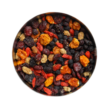 superfoods-draufsicht Beeren-Paket-Degustation