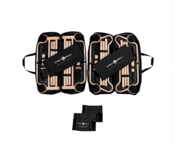 Zivilschutz Etagenbett schwarz Shelter/camp bunk bed with side pockets (Disc-O-Bed XL)