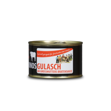 Beef goulash with grandmother's gravy