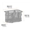 kx-mesh8-abmessungen Mesh Pouch for Petromax Cooler Bag 8 Litres