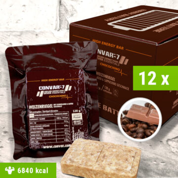 convar-7-chocochino-12x-2022 12 x CONVAR-7 High Energy Bar - Chocochino 120g