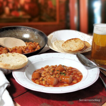 DosenBistro™ Baked Beans (Bohnen mit Würstchen) (400g)
