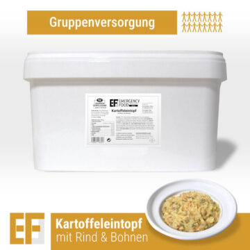 25 servings - EF MEALS Hearty potato casserole with beef and beans (4kg) (ESL)