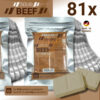 81 x CONVAR-7 NextGen Energy Bar - Solid Beef (120g)