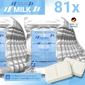 81 x CONVAR-7 NextGen Energy Bar - Solid Milk (120g)