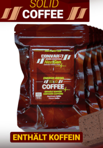 Convar 7 Coffee CONVAR-7 NextGen Energy Bar - Solid Coffee (120g)