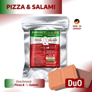 9 x CONVAR-7 NextGen Energy Bar Duo Pizza & Salami (120g)