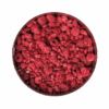 10 - himbeere_bruch_und_pulver_draufsicht Smoothie-Raspberries