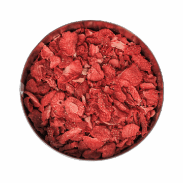 Erdbeeren (Bruch und Pulver), gefriergetrocknet
