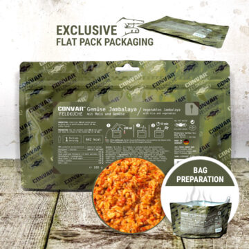 Gemüse Jambalaya (1 Portion) (180g) CONVAR™ Feldküche