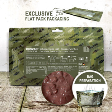 Schokocreme mit Knusperwürfel (95g) CONVAR™ Feldküche