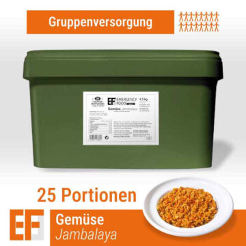 25 servings - Vegetable Jambalaya (4,5kg)