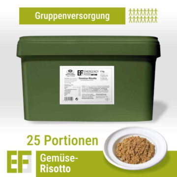 25 servings - EF MEALS Vegetable Risotto (4kg) (ESL)