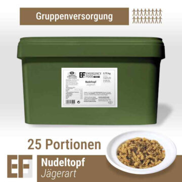 EF MEALS Noodle pot hunter style with beef and mushrooms (3,75kg) (ESL) - 25 servings