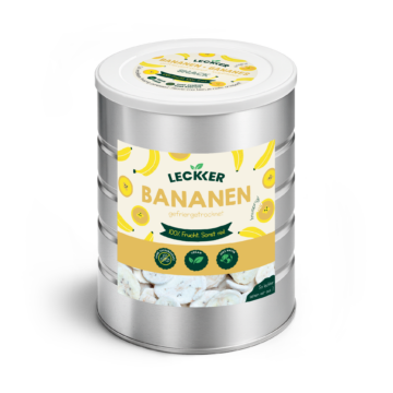 Bananen, gefriergetrocknet