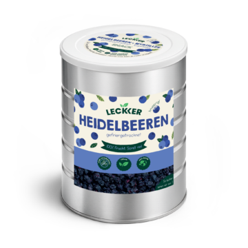 Heidelbeeren (wild), gefriergetrocknet