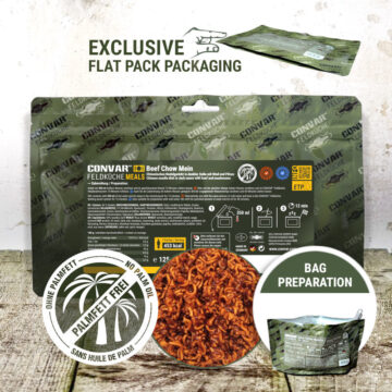 CONVAR™ Feldküche Beef Chow Mein (125 g)