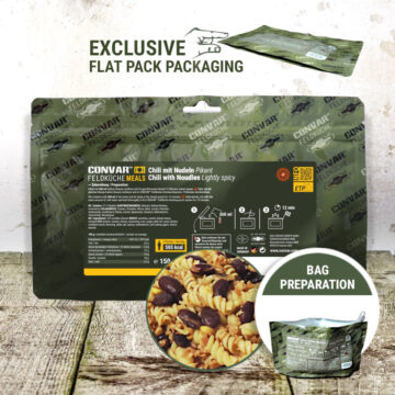 convar-feldkueche-chili-mit-nudeln-1-portion-150g Chili mit Nudeln (1 Portion) (150g) CONVAR™ Feldküche